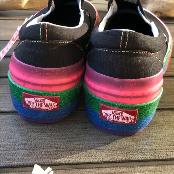 🌴🔆VANS- RAINBOW GITTER PLATFORM SPIL ON’S🔆🌴 - Picture 9 of 14